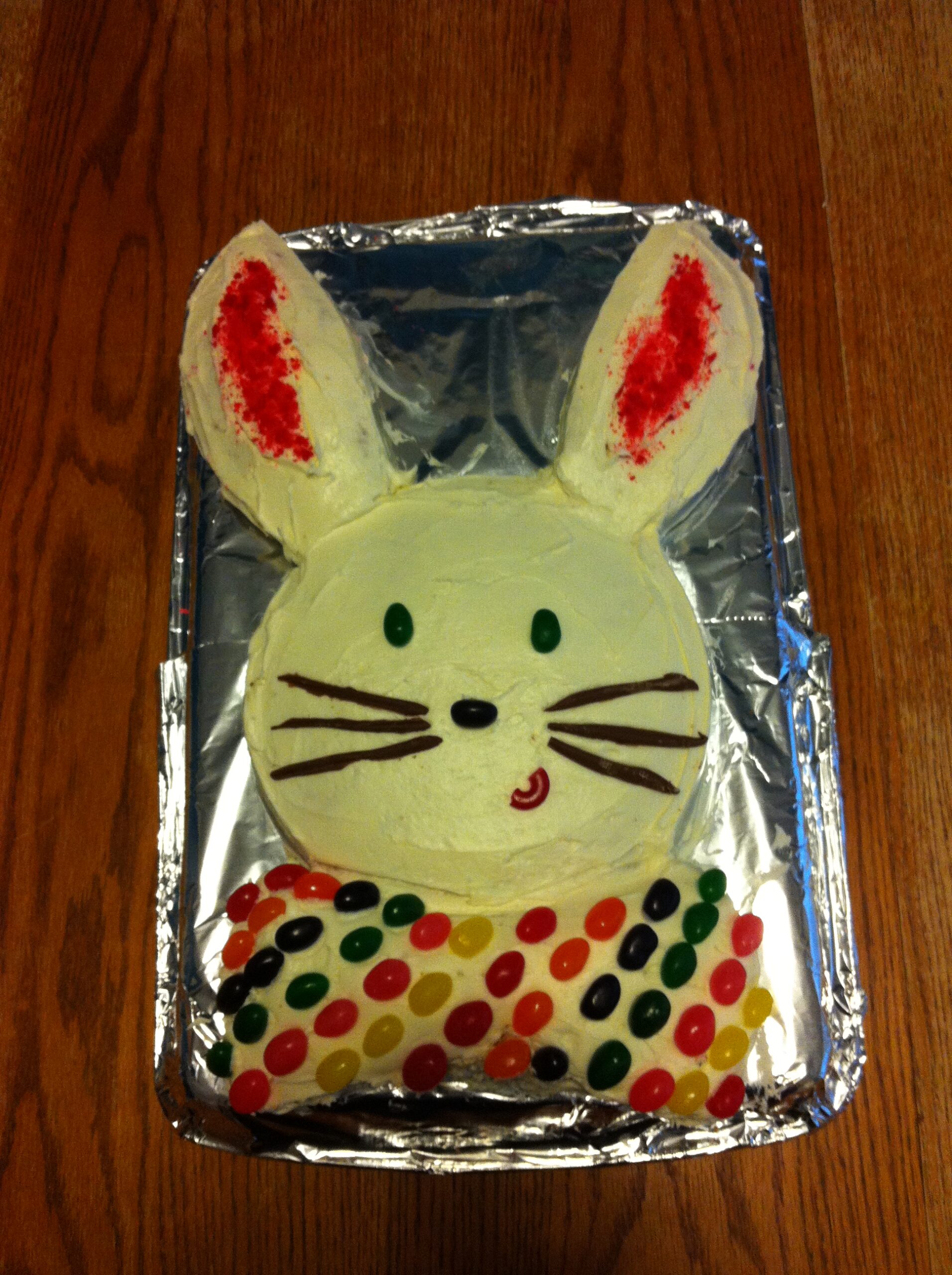 Easter Bunny Cake 2013